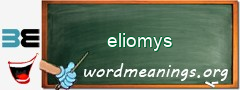 WordMeaning blackboard for eliomys